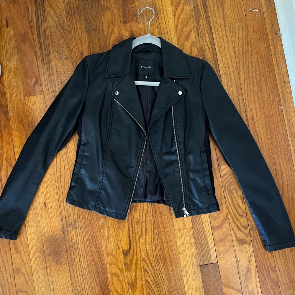 Dynamite Faux Leather Jacket